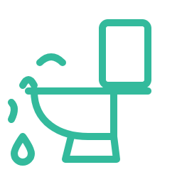 Icon for overflowing toilet emergency help